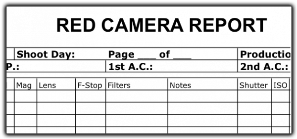 RED One Camera Reports Download