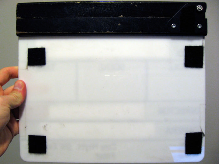 Back of Slate with Velcro