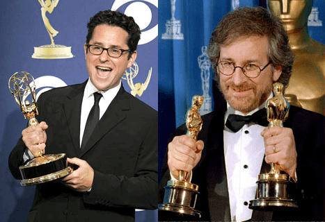 JJ Abrams and Steven Spielberg with Awards