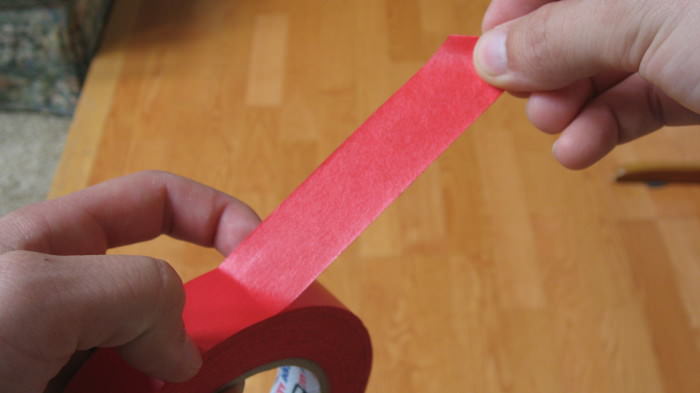 How to Rip and Tab Paper Tape Step 2