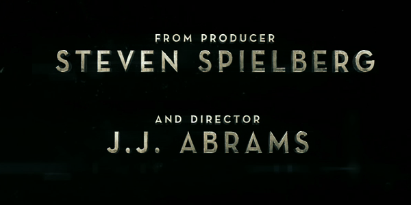 Spielberg and Abrams Title Card for Super 8