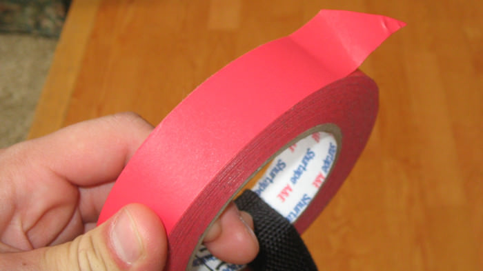 Tab the tape to begin with