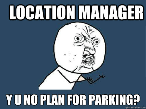 Location Manager, Y U No plan for parking?