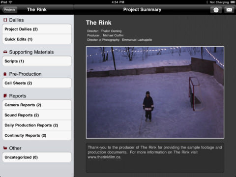 OnSet Cinematography iPad App Screenshot 1