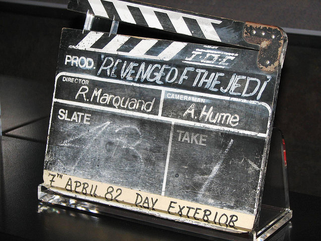 Star Wars Return of the Jedi Film Slate