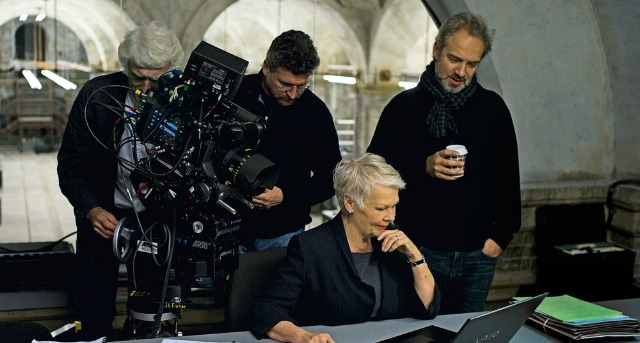 Roger Deakins on the set of Skyfall with the ARRI Alexa