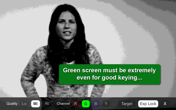 Green Screener Android App Screenshot